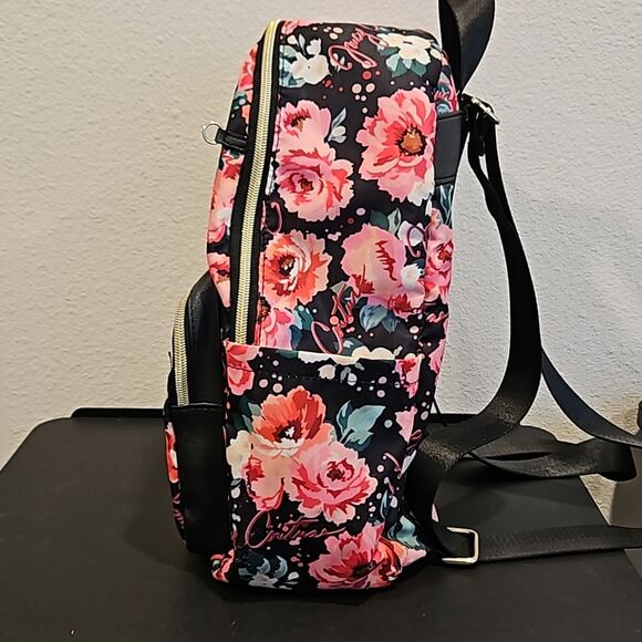Y2K Juicy Couture Rosie Backpack Floral Roses Retro main image 8